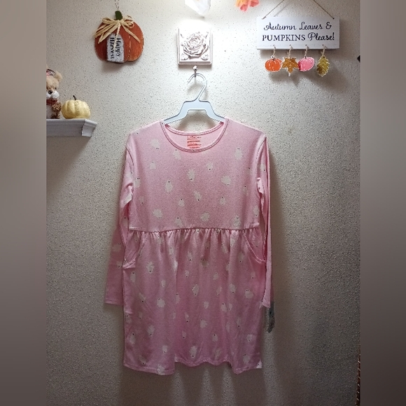 Cat & Jack Other - Cat and Jack Girls Pink Ghost Dress  Size 10-12 NWT